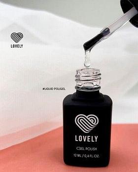 Жидкий полигель Lovely, Liquid Polygel, оттенок прозрачный, 12 ml