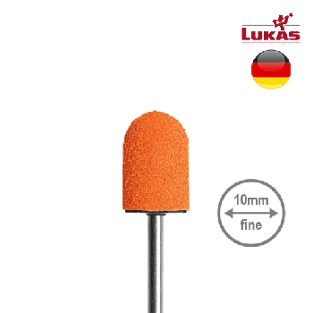 Колпачок для педикюра Lukas  SK PODO 10 мм- оранжевый 320 грит (мягкая крошка)
