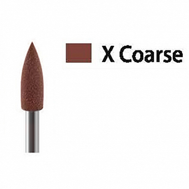Полир силиконовый коричневый острый 4 мм SK2121 (X-Coarse)