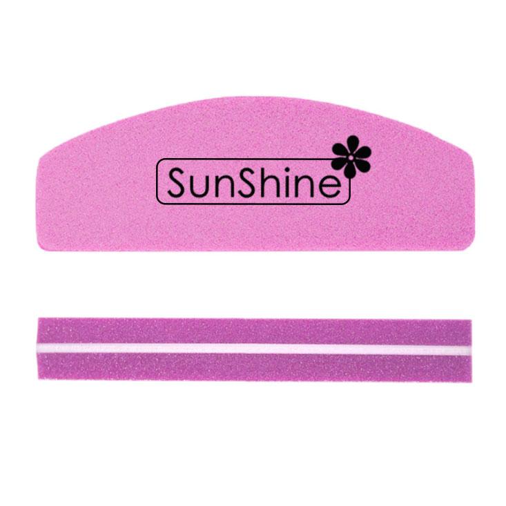 Пилка SunShine д/шлифовки луна мини розовая 100/180 - фото 1 - id-p101193210