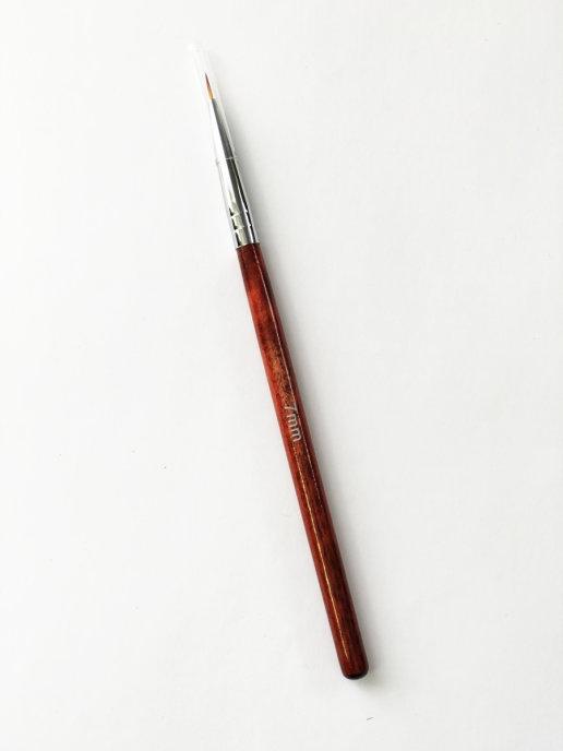 Кисть Nail Art для дизайна "волосок" 7 мм, красное дерево - фото 1 - id-p101191938