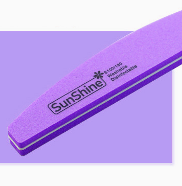 Пилка SunShine д/шлифовки фигурная луна фиолетовая 100/180 - фото 1 - id-p101193241