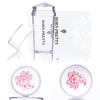 Штамп для стемпинга BORN PRETTY Clear Stamper with Cap