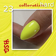 BSG Цветная жесткая база Colloration Hard №23 - Яркий, лимонно-желтый (20 мл), фото 2