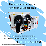 Холодильный низкотемпературный агрегат на 1600 м³
