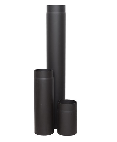 Труба LAVA конструкционная сталь 2 мм черный 1000 мм, Д120, 12500, 13000