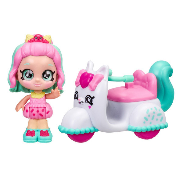 Игрушка Кинди Кидс 39761 Набор Мини-кукла Пеппа Минт со скутером