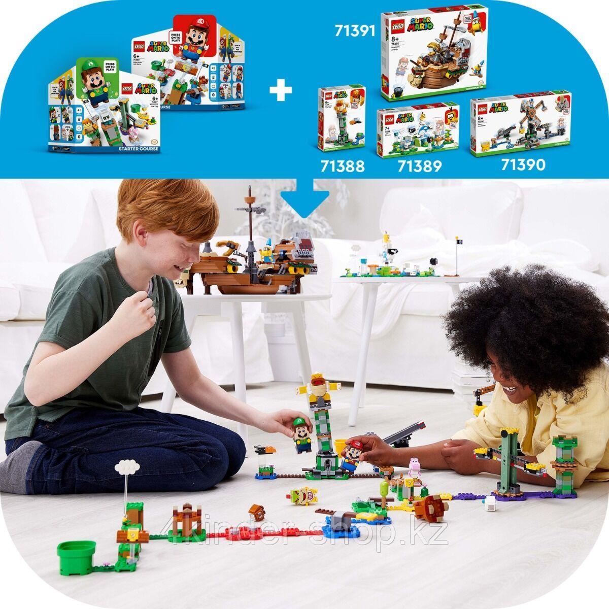 Лего дополнительный набор «Падающая башня босса братца-сумо» Super Mario 71388 - фото 6 - id-p101210483