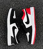 Кеды Nike Jordan низ крас чер лого 01, фото 5
