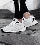 Кроссовки Adidas Running бел чер 2086-2, фото 3