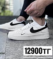 Кеды Nike force бел чер лого 1111-6, фото 1