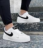 Кеды Nike force бел чер лого 1111-6, фото 3