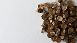 Сургуч в гранулах цвета бронзовый. Түйіршіктердегі герметикалық балауыз, түсі қола, фото 4