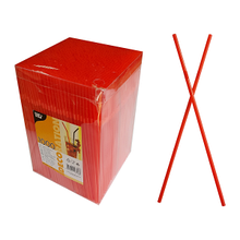 PAP STAR Трубочка d0,5x24см красная 1000шт/уп box Ps