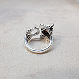 Кольцо Кошка, серебро 925, фото 4