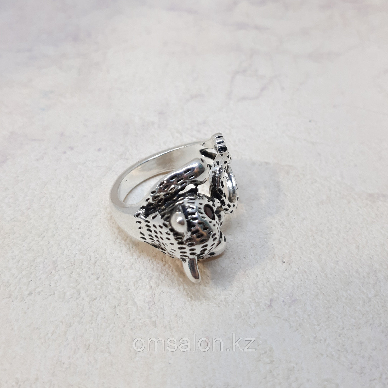 Кольцо Кошка, серебро 925 - фото 3 - id-p101212853