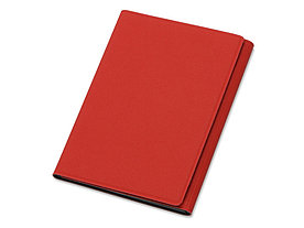 Обложка на магнитах для автодокументов и паспорта Favor, красная/серая