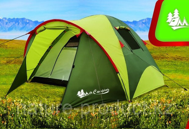 3-х местная туристическая палатка Mircamping 1011-3 green