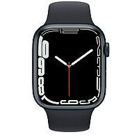 Apple Watch Series 7 GPS, 41mm Midnight Aluminium Case with Midnight Sport Band - Regular (MKMX3GK/A)