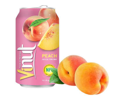 Напиток Vinut Peach Juice Персик 330ml (24шт-упак)