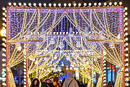 Новогоднее оформление зданий