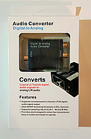 Конвертер аудио из оптического Toslink (Analog to Digitall) на RCA2 стерео с блоком питания