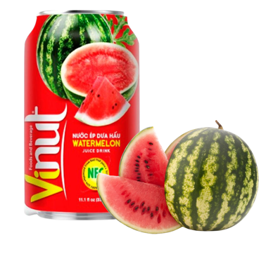 Напиток Vinut Watermelon Juice Арбуз 330ml (24шт-упак) / Вьетнам