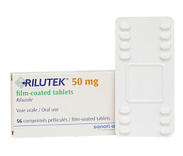 Рилутек (Rilutek) 50 мг №56 (рилузол)