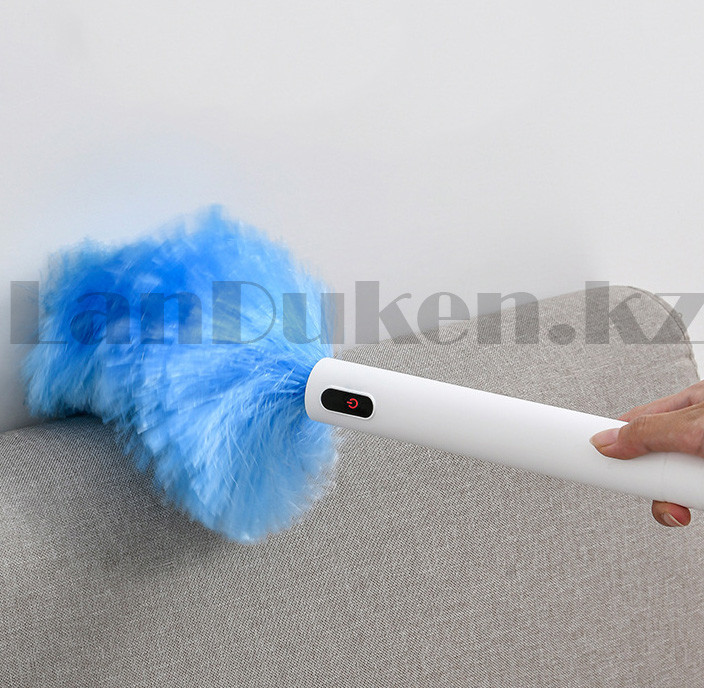 Щетка для уборки пыли Пипидастр электрический голубой - фото 3 - id-p101273137