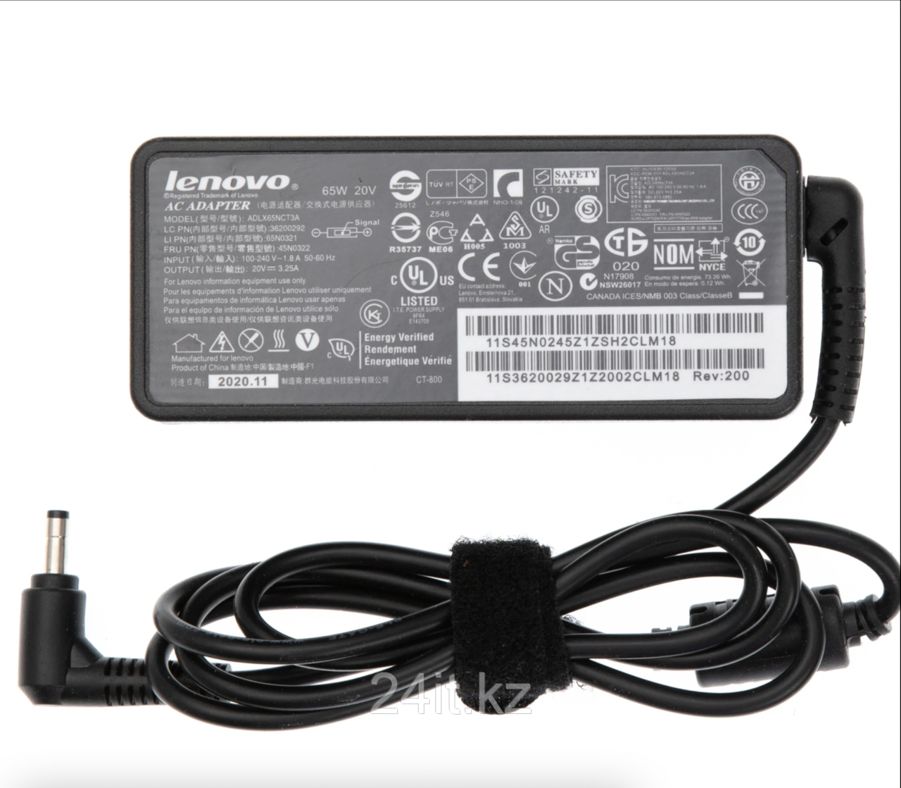 Блок питания для ноутбука Lenovo 65W 20V/3.25A 4.0*1.7 Оригинал