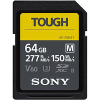 Карта памяти Sony 64GB SF-M Tough Series UHS-II SDXC 277/150Mb/s (SF-M64T/T1)