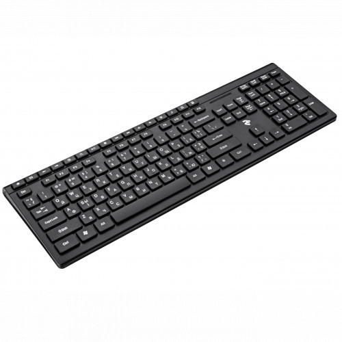 2E KS210 Slim WL Black клавиатура (2E-KS210WB) - фото 1 - id-p101279817