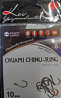 Крючки KOI "OKIAMI CHINU-RING", размер 8 (INT)/1 (AS), цвет BN 10 шт. (KH7101-1BN) 96956 Япония