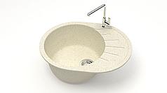 Мойка мат. Модель 10/Q2 (беж.) карел.камень ZETT lab.  **