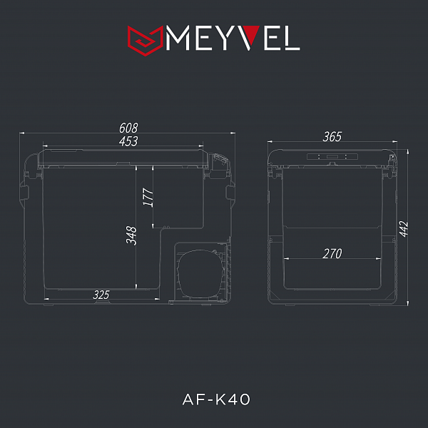 Автохолодильник Meyvel AF-K40 - фото 10 - id-p101286958