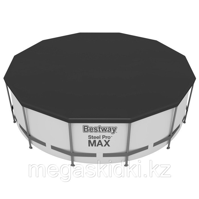 Каркасный бассейн Bestway Steel Pro MAX 457 x 122 см серый - фото 4 - id-p101287322