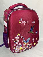Школьный рюкзак 'Migini" для девочек с 3-го по 5-й класс. Высота 37см,ширина  27 см, глубина 17 см., фото 1