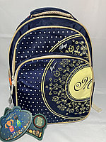 Школьный рюкзак для девочек, с 1-го по 3-й класс. Высота 36 см, ширина 27 см, глубина17 см., фото 1