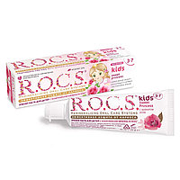 R.O.C.S. Зубная паста Kids для детей от 3 до 7 лет с ароматом розы 45 гр