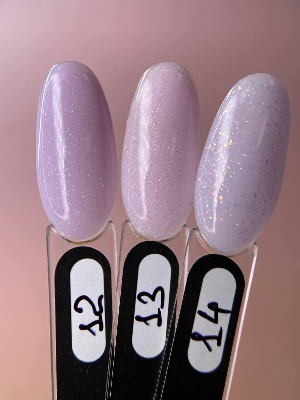 Grattol Rubber Base Glitter 12