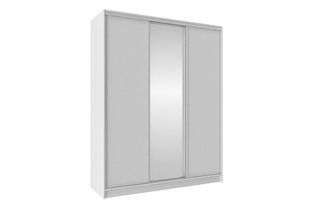 Шкаф-купе Home 180х229,5 см, белый, с одним зеркалом, фото 2