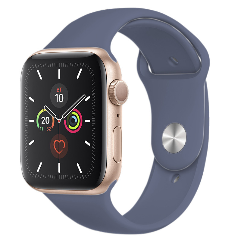 Ремешок For Apple Watch 42/44/45mm COTEetCI W3 CS2086-LG, gel, Lavender/Gray - фото 1 - id-p101320078