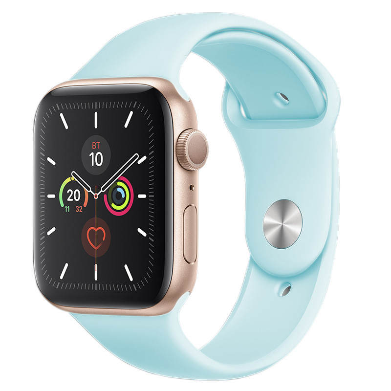 Ремешок For Apple Watch 42/44/45mm COTEetCI W3 CS2086-DB, gel, Sky Blue