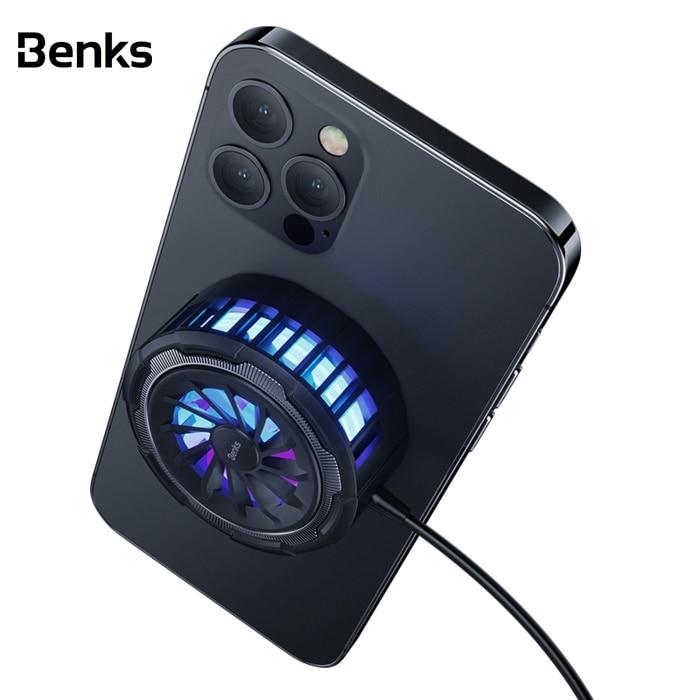 Охладитель для телефона Benks W07, Cooling Magsafe Wireless Charger, Black