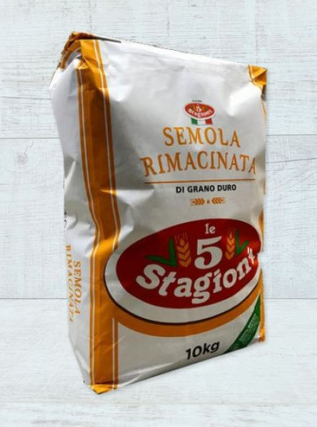 Мука Le 5 Stagioni из твёрдых сортов пшеницы мелкого помола Семола (Семолино), 10 кг. - фото 1 - id-p101320345