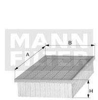 MANN-FILTER воздушный фильтр C 3336/1