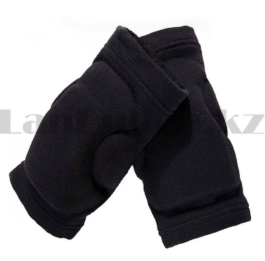 Эластичные наколенники защитные для занятий спортом волейбольные ASICS черные L - фото 3 - id-p101327038