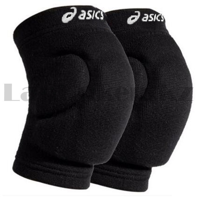 Эластичные наколенники защитные для занятий спортом волейбольные ASICS черные S - фото 10 - id-p101327318