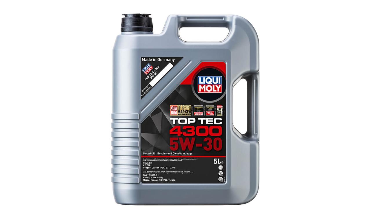 Масло моторное LIQUI MOLY Top Tec 4300 5w30 5л. (2324)