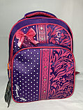 Школьный рюкзак для девочек, 1-3-й класс. Высота 37 см, ширина 26 см, глубина 17 см., фото 3